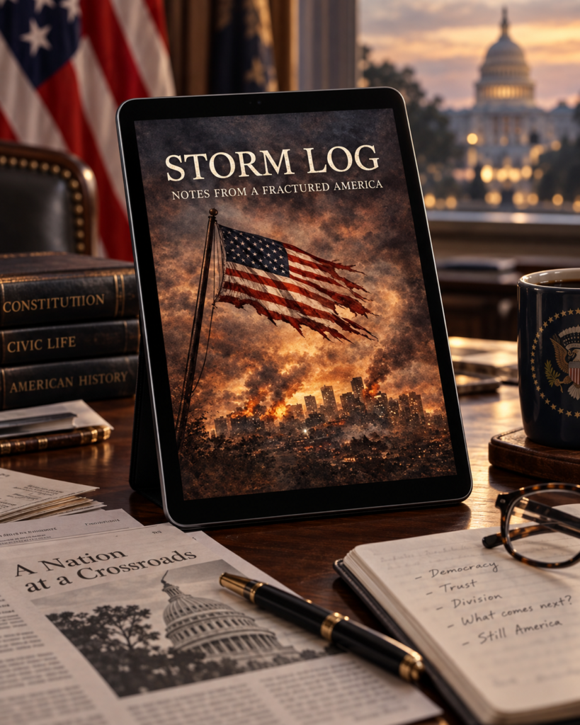 Storm Log pdf on tablet
