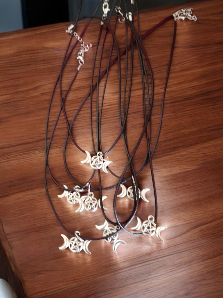 Wiccan Triple Moon Pendant