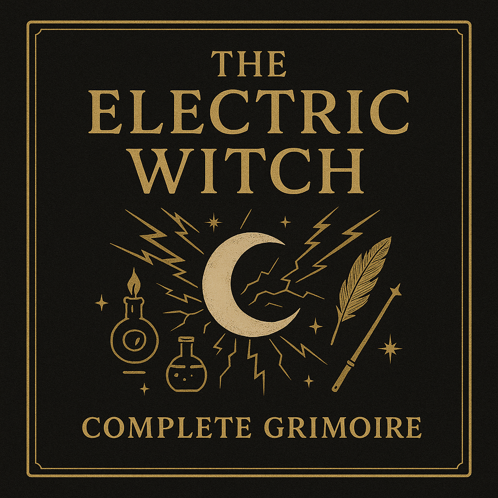 The Electric Witch’s Complete Grimoire | Techno-Magick Collection of AI Rituals, Cyber Spells & Modern Energy Work