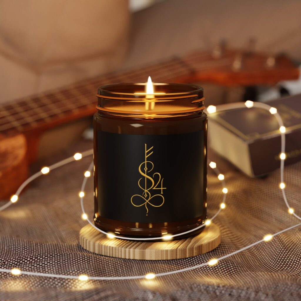 Wealth and Prosperity Sigil Amber Soy Candle