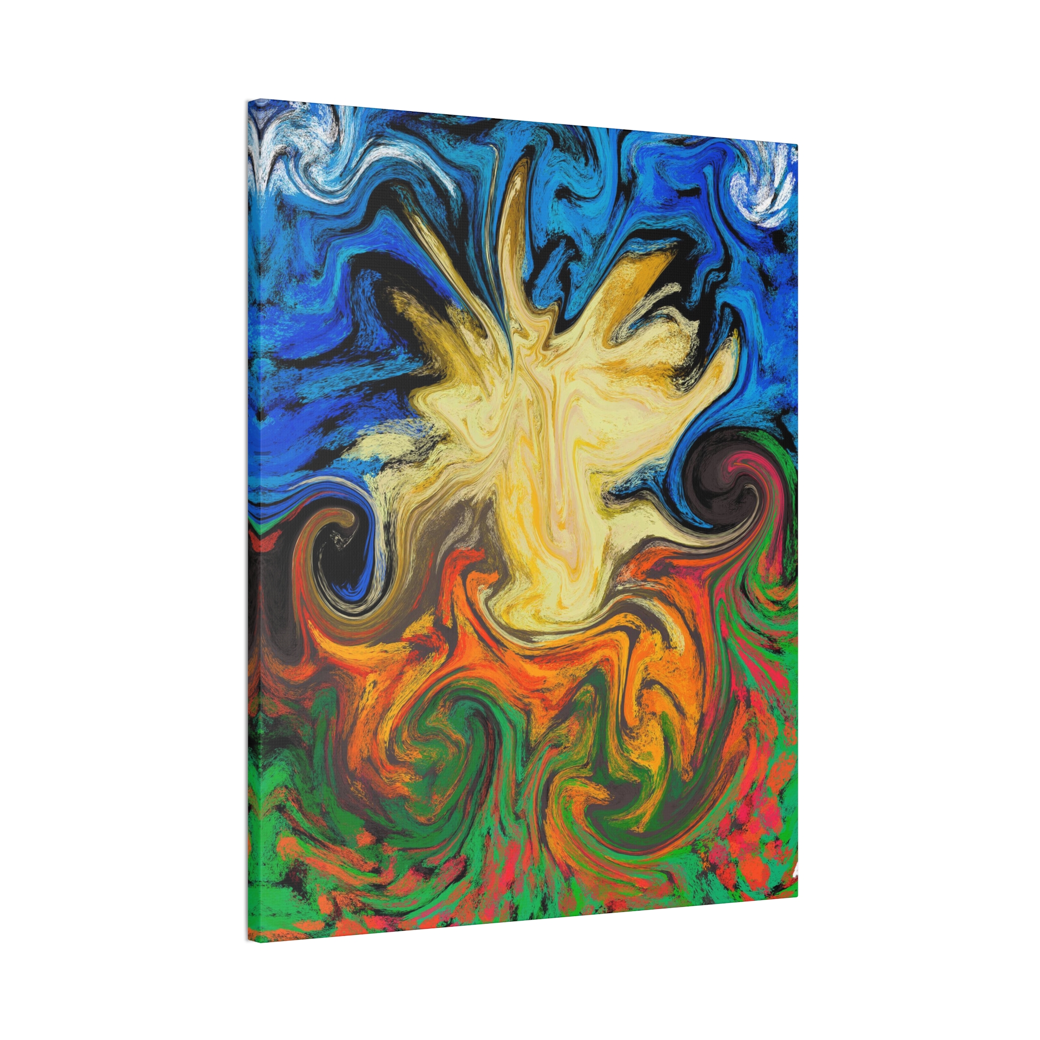 Dilly Dally ~ Vibrant Abstract Canvas Art, Colorful Wall Decor, Modern Home Art, Living Room Decoration, Gift for Art Lovers - Image 12