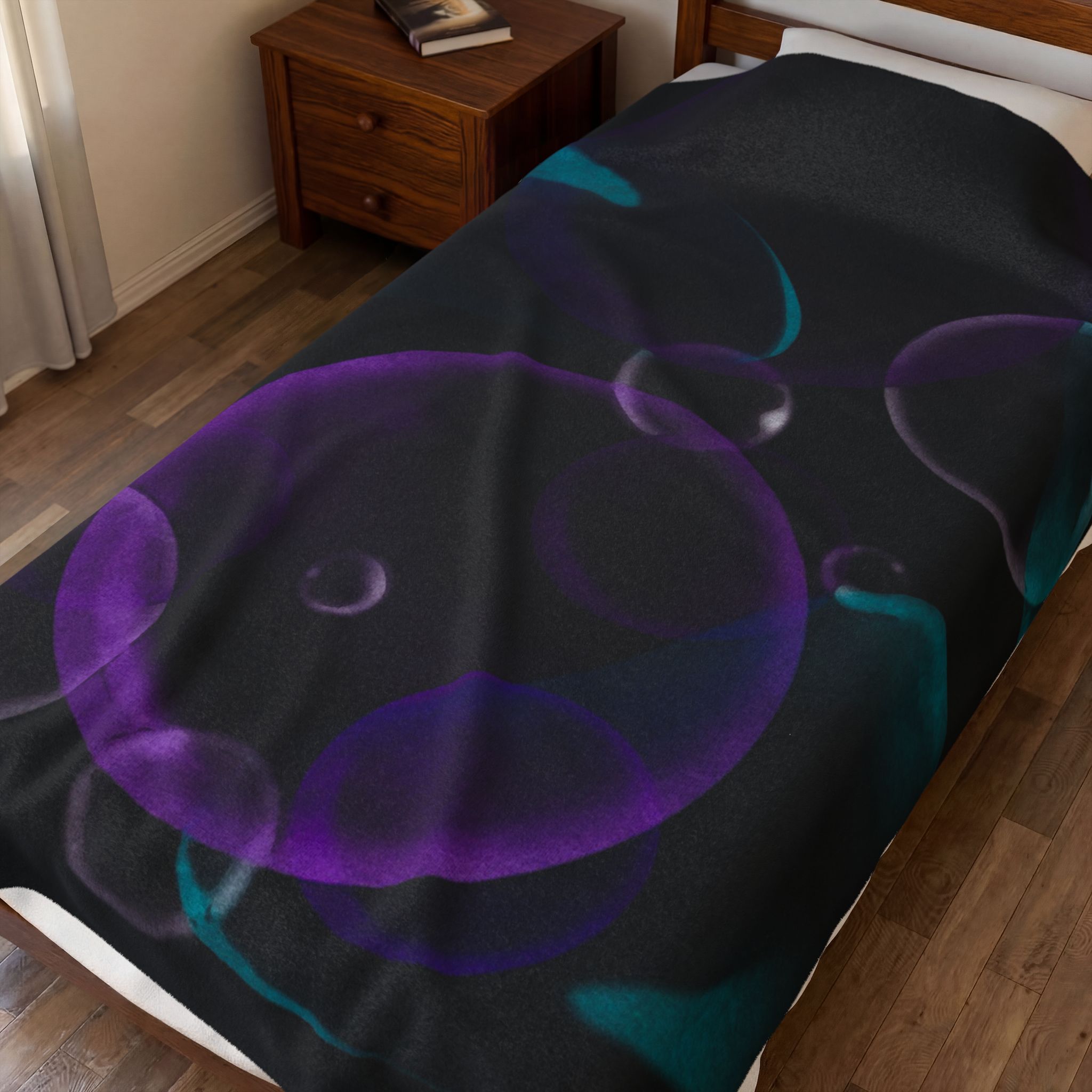 Universes Velveteen Plush Blanket - Image 2