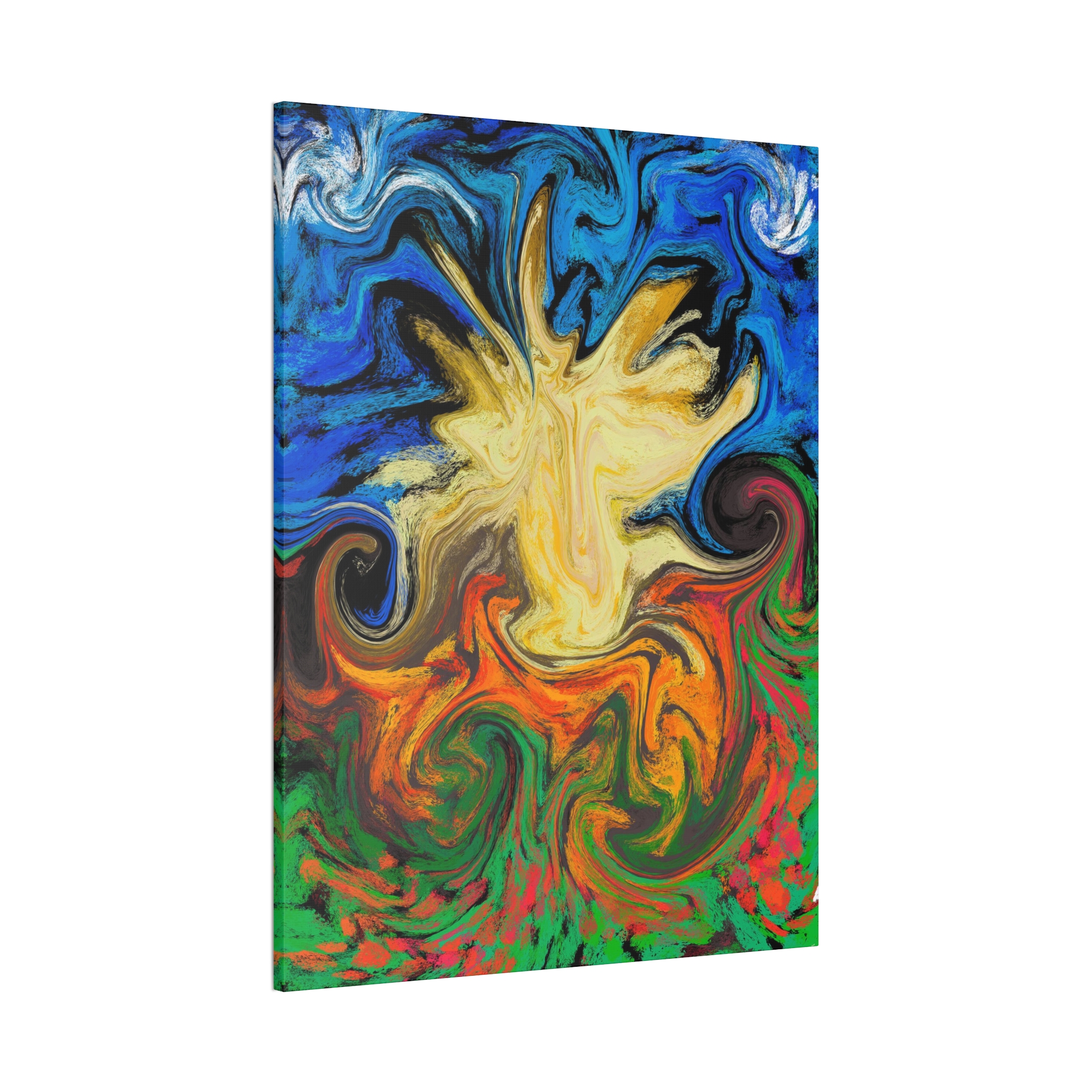 Dilly Dally ~ Vibrant Abstract Canvas Art, Colorful Wall Decor, Modern Home Art, Living Room Decoration, Gift for Art Lovers - Image 15