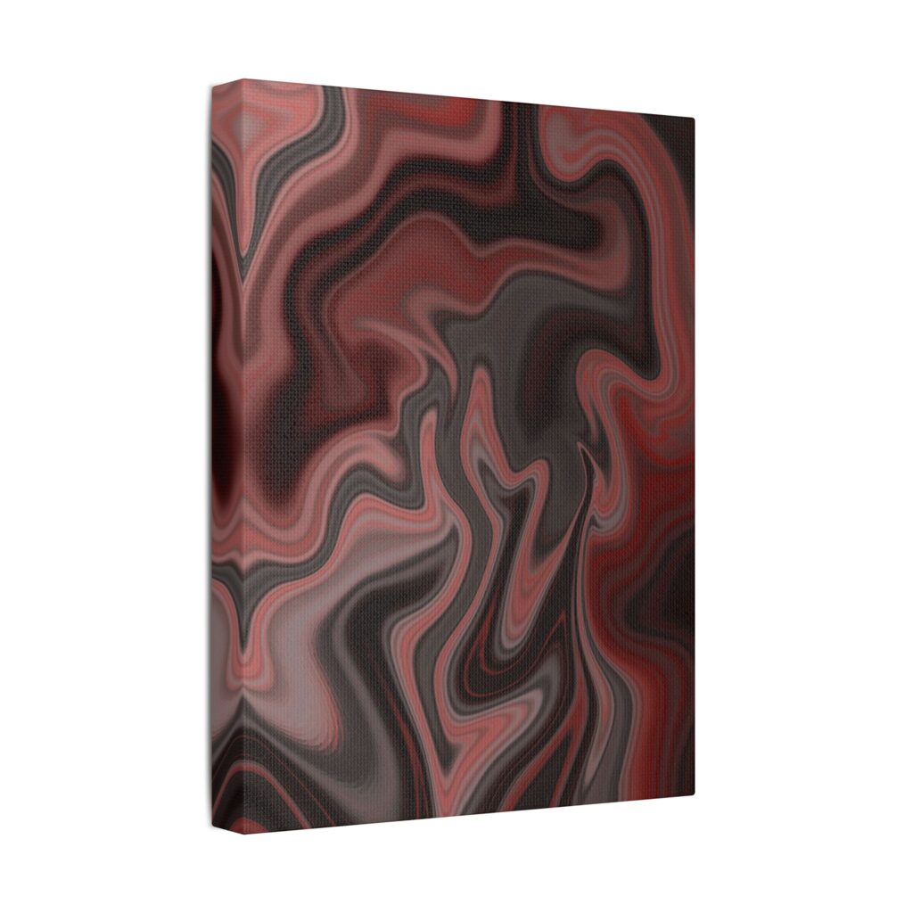 Bloodwork Satin Canvas Art Print
