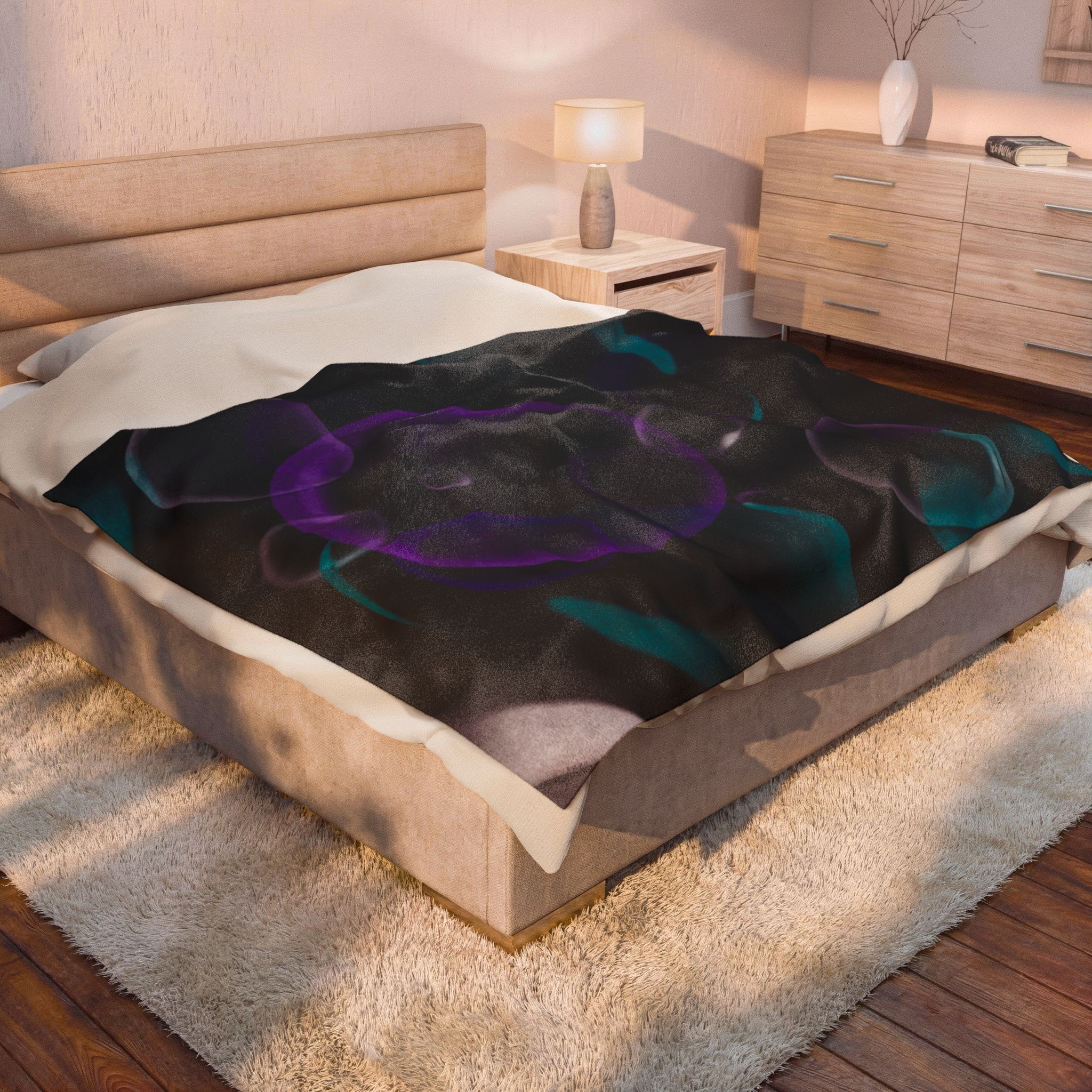 Universes Velveteen Plush Blanket - Image 3