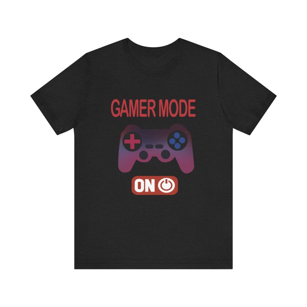 Gamer Mode: ON Unisex Jersey Short Sleeve Tee
