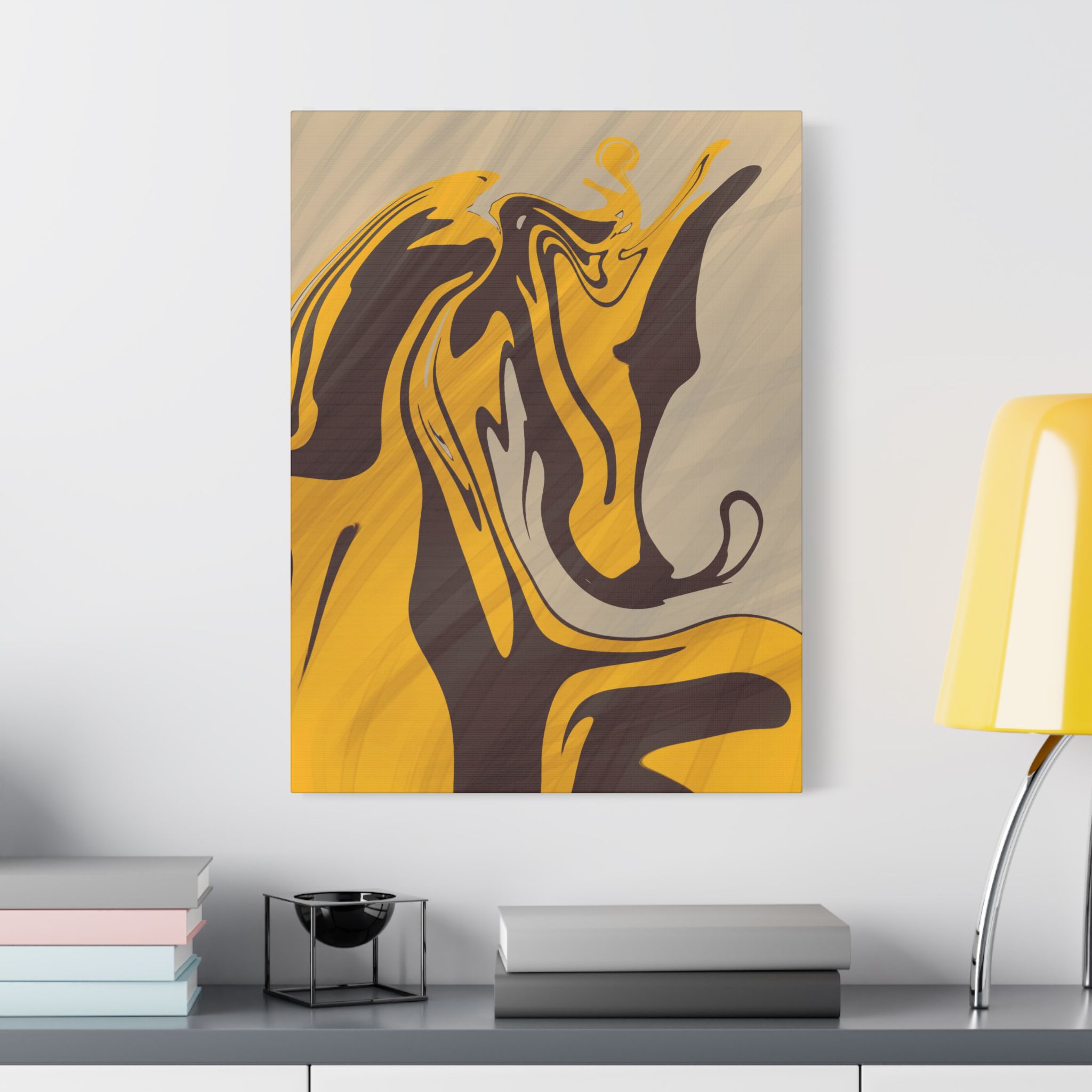 Abstract Digital Art ~ Roman Steed Art Print on Satin Canvas, Stretched - Image 2