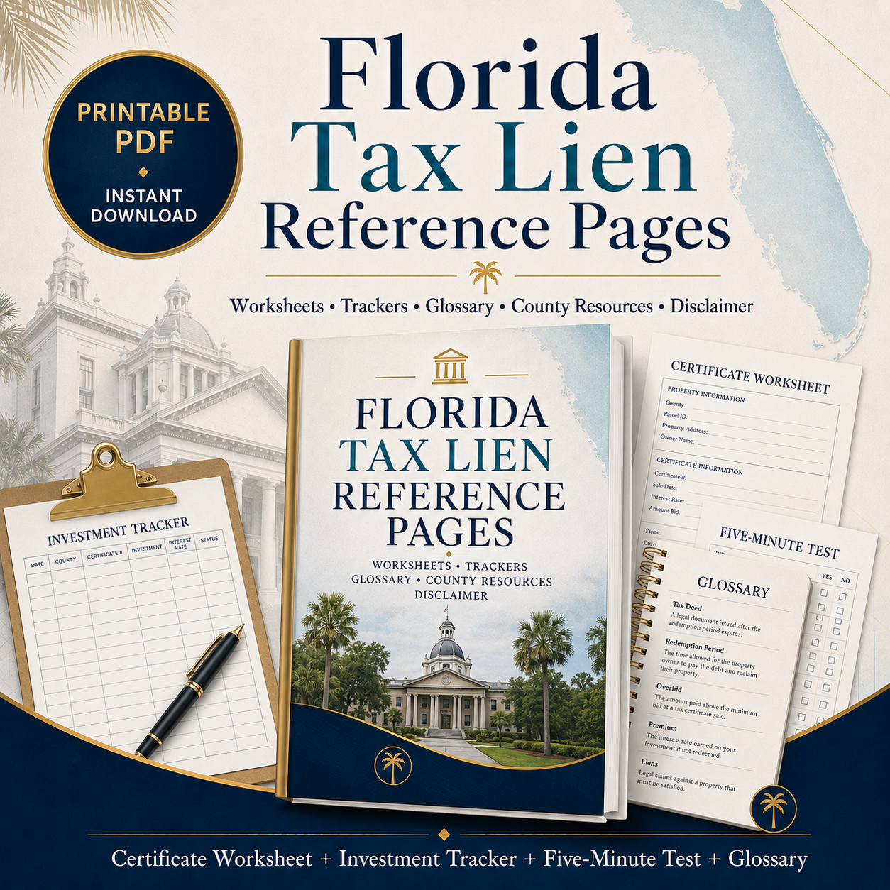 Florida Tax Lien Investing Toolkit – 5 PDF Guide Bundle - Image 2