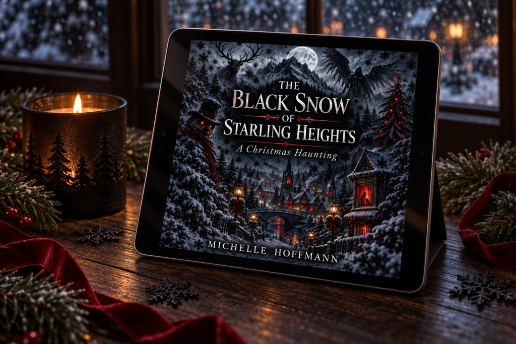 BLACK SNOW: A Christmas Haunting — Digital Book & Creepy Christmas Sticker Bundle
