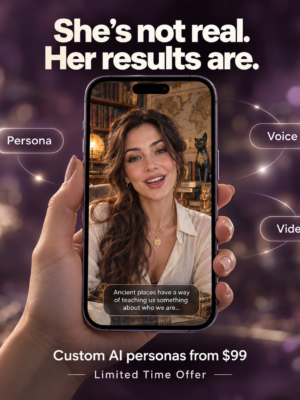 Custom AI Persona Package: Persona, Voice & Sample Video